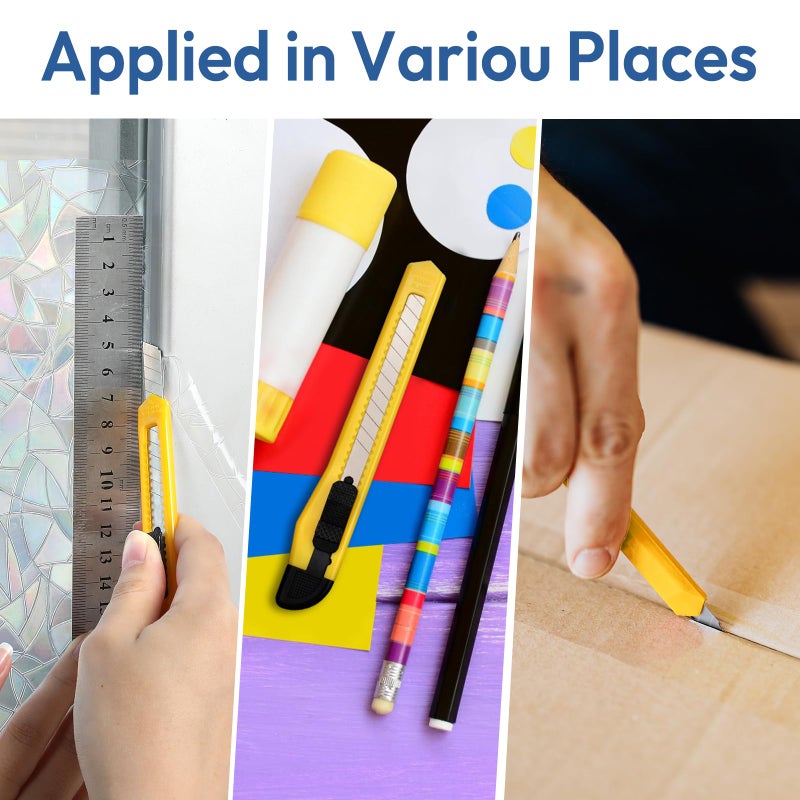 rabbitgoo Window Tint Kit, Window Privacy Film Installation Tint Tools, 3 Pieces Easy to Apply Frosted Glass Stained Glass Privacy Film Application Kit Include Squeegee, Utility Knife, Spray Bottle - Image 5